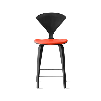 Cherner Wood Bar Chair with Seat Pad
