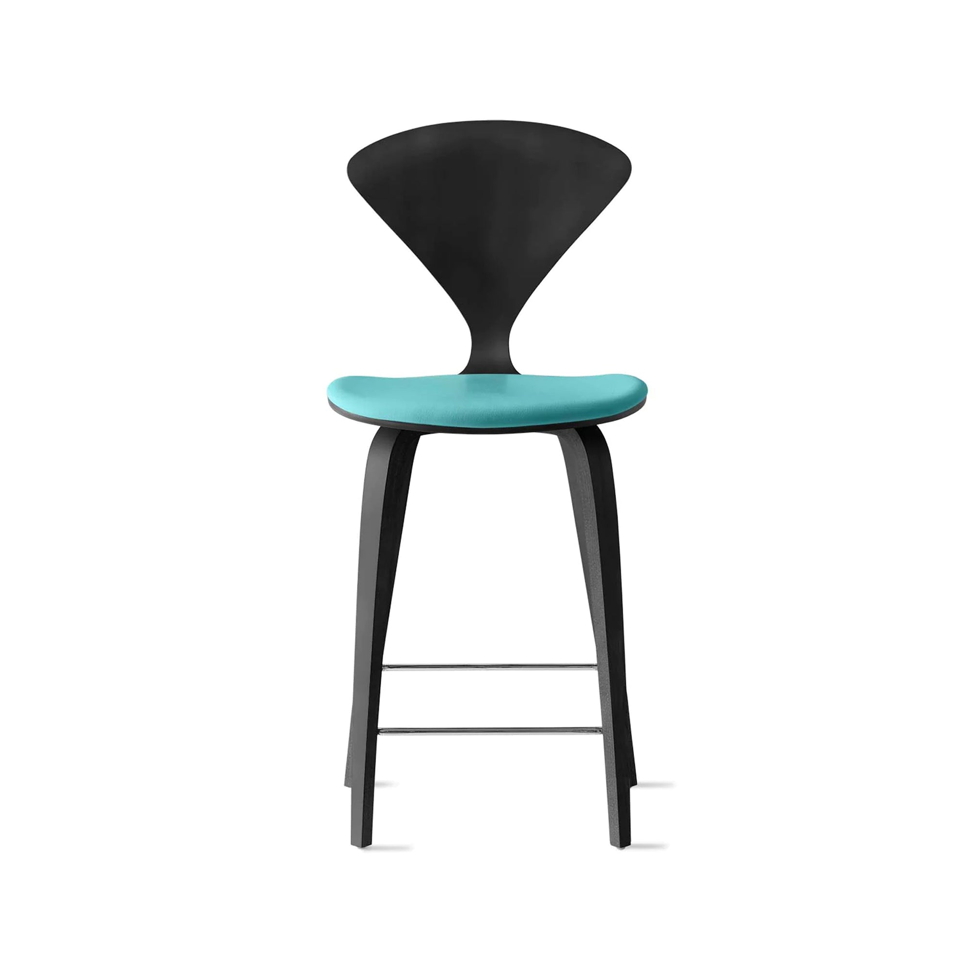 Cherner Wood Bar Chair with Seat Pad