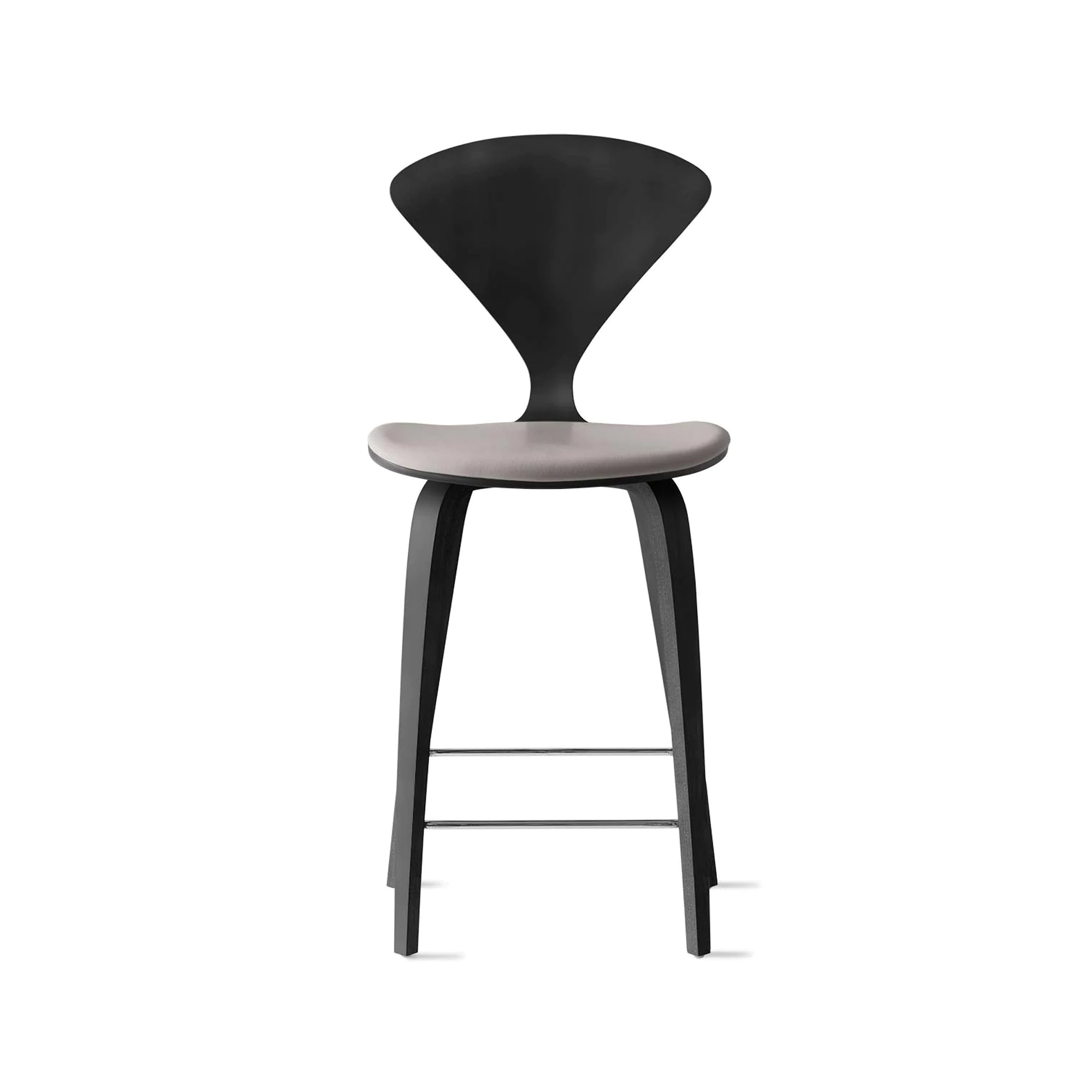 Cherner Wood Bar Chair with Seat Pad