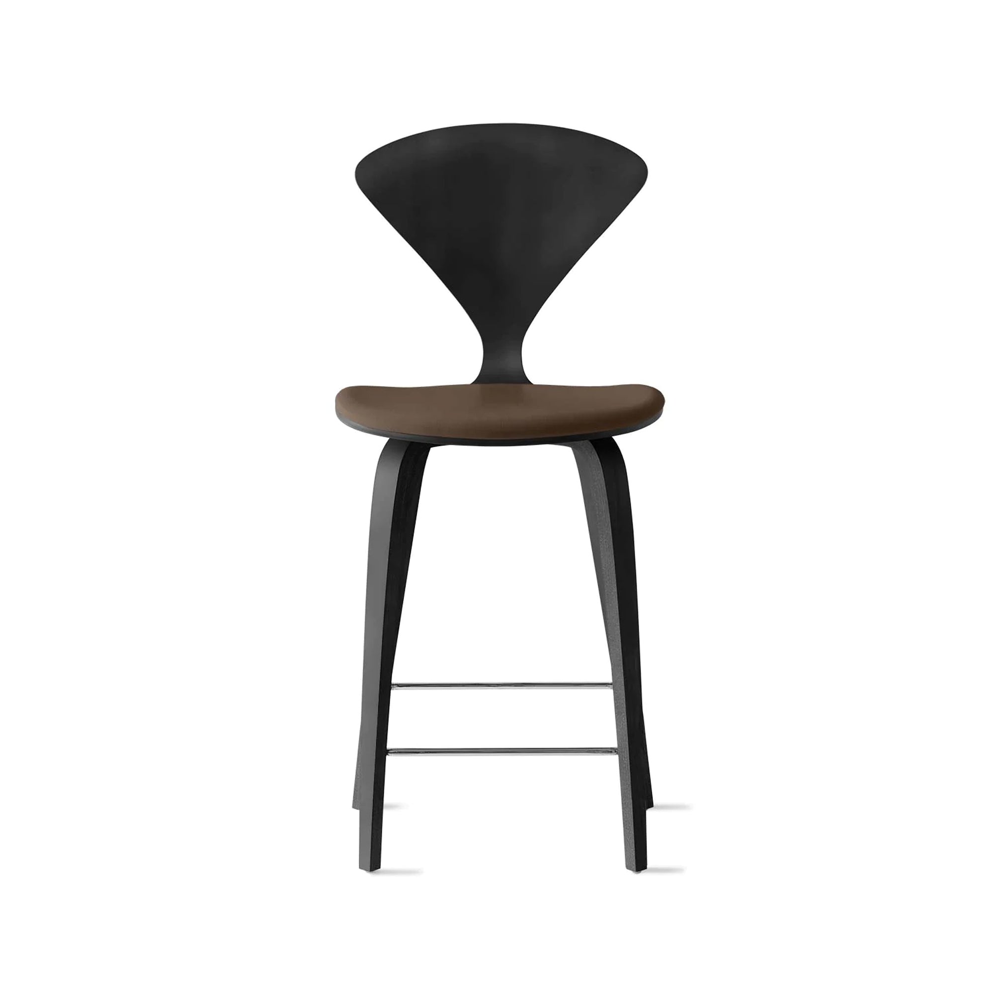 Cherner Wood Bar Chair with Seat Pad