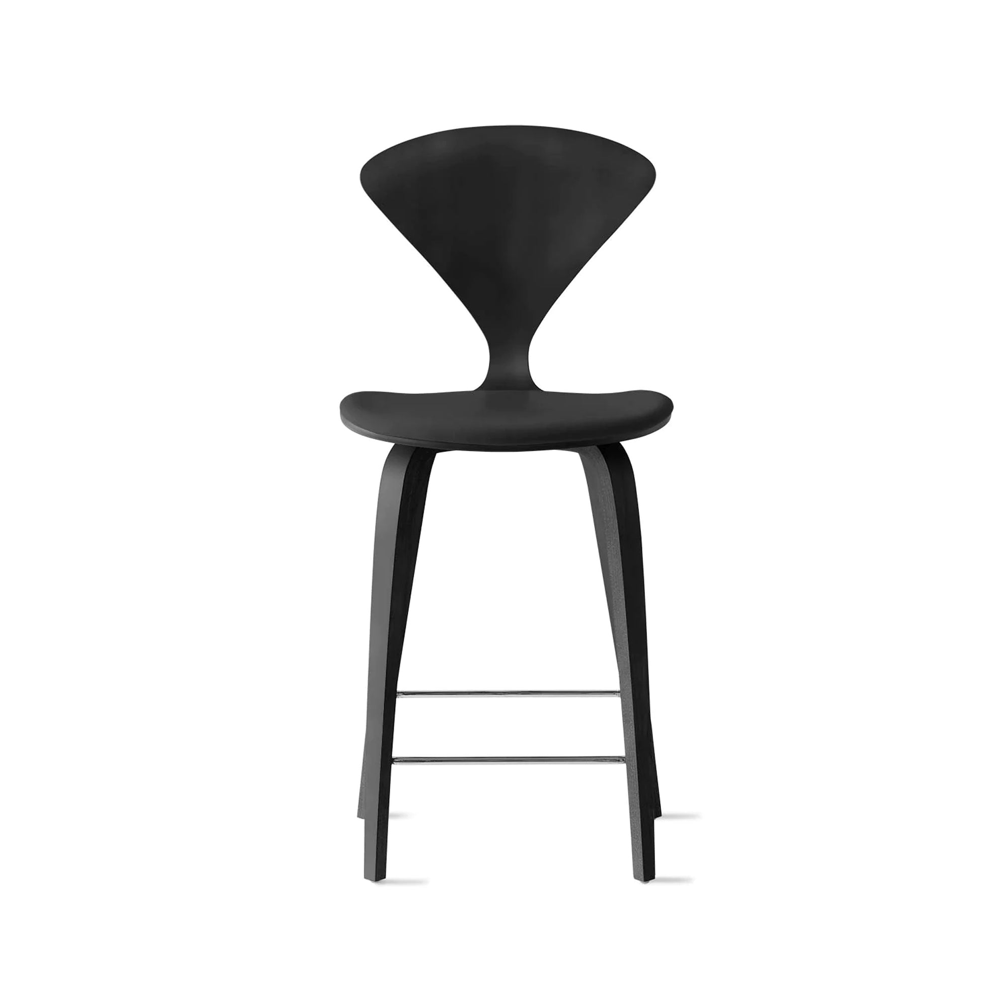 Cherner Wood Bar Chair with Seat Pad