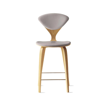 Cherner Wood Bar Chair with Seat and Back Pads