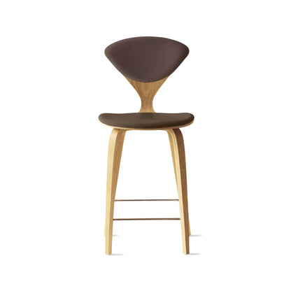 Cherner Wood Bar Chair with Seat and Back Pads