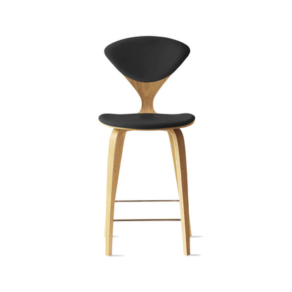 Cherner Wood Bar Chair with Seat and Back Pads