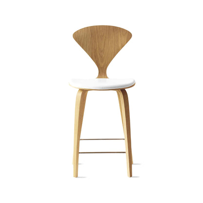 Cherner Wood Bar Chair with Seat Pad