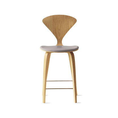 Cherner Wood Bar Chair with Seat Pad