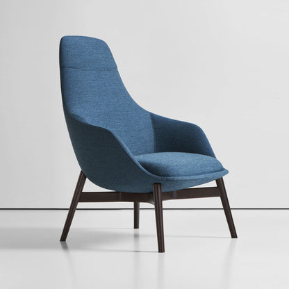 Canelle Lounge Chair — Wood Base