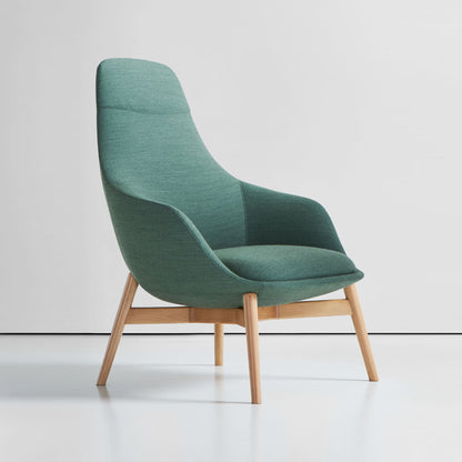 Canelle Lounge Chair — Wood Base