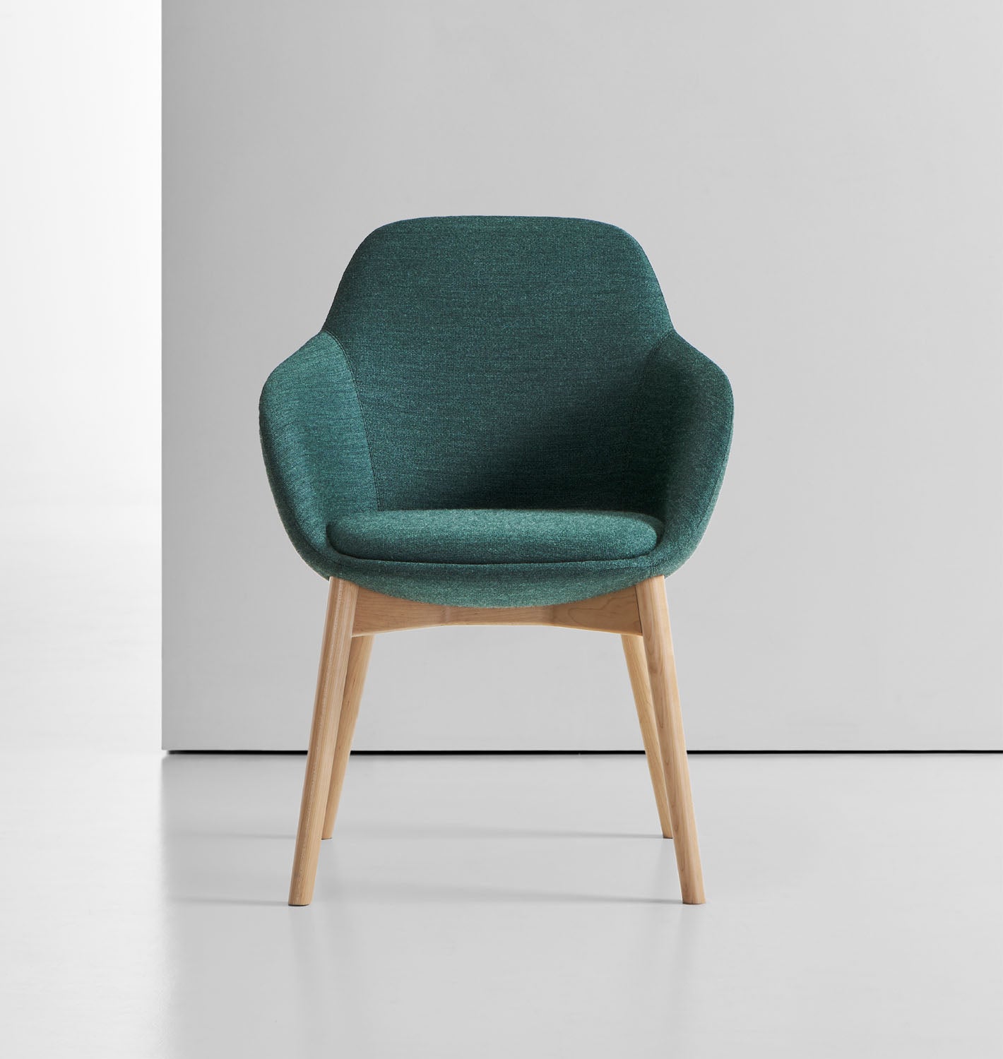 Chantal Guest Dining Chair — Wood Base