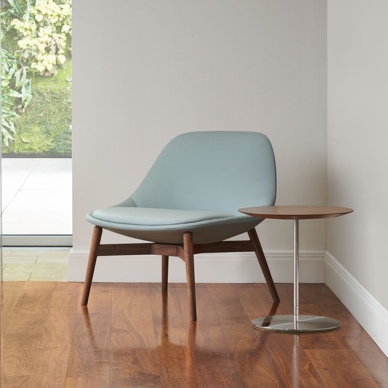 Chiara Lounge Chair — Wood Base