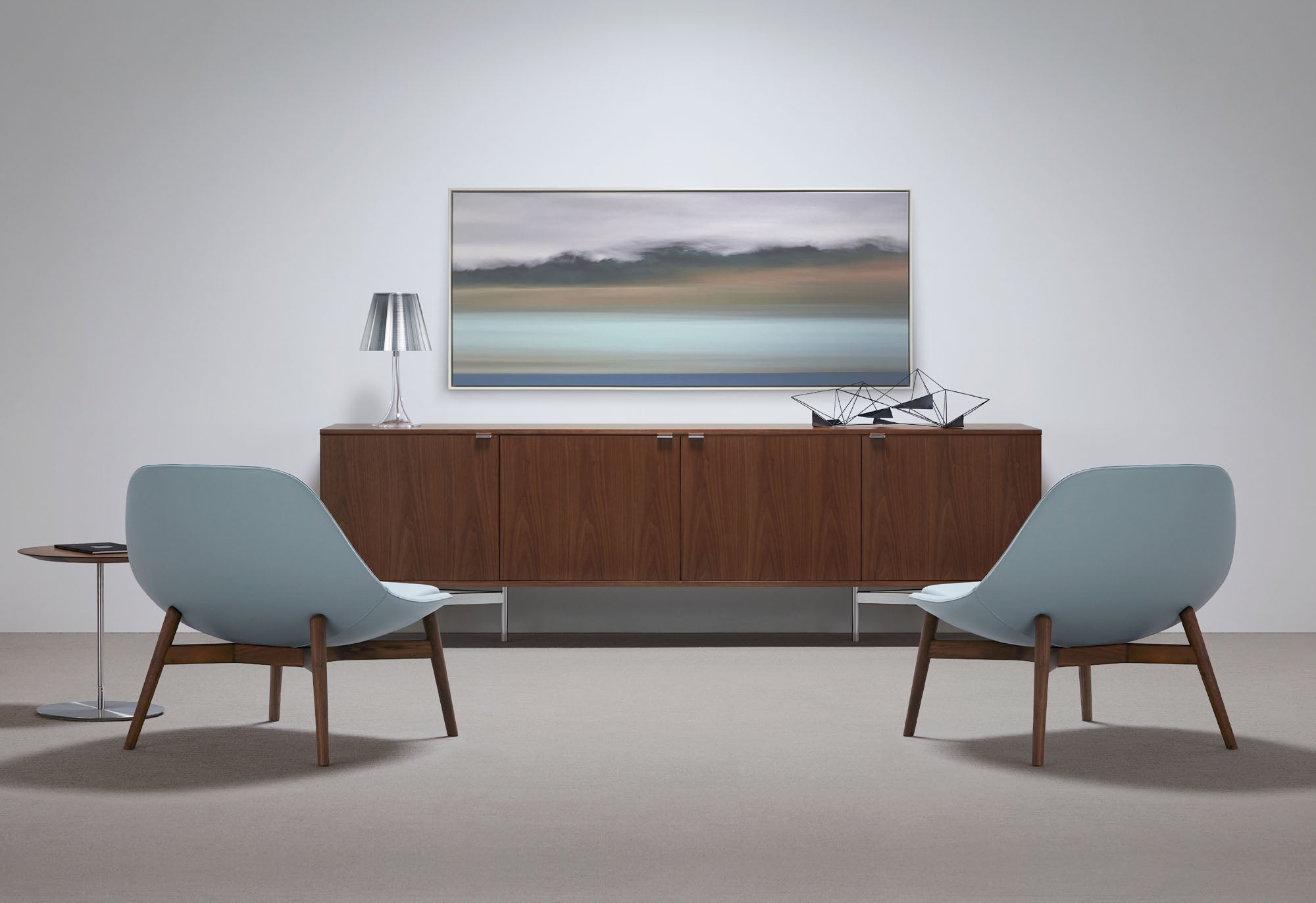 Chiara Lounge Chair — Wood Base