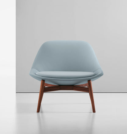 Chiara Lounge Chair — Wood Base