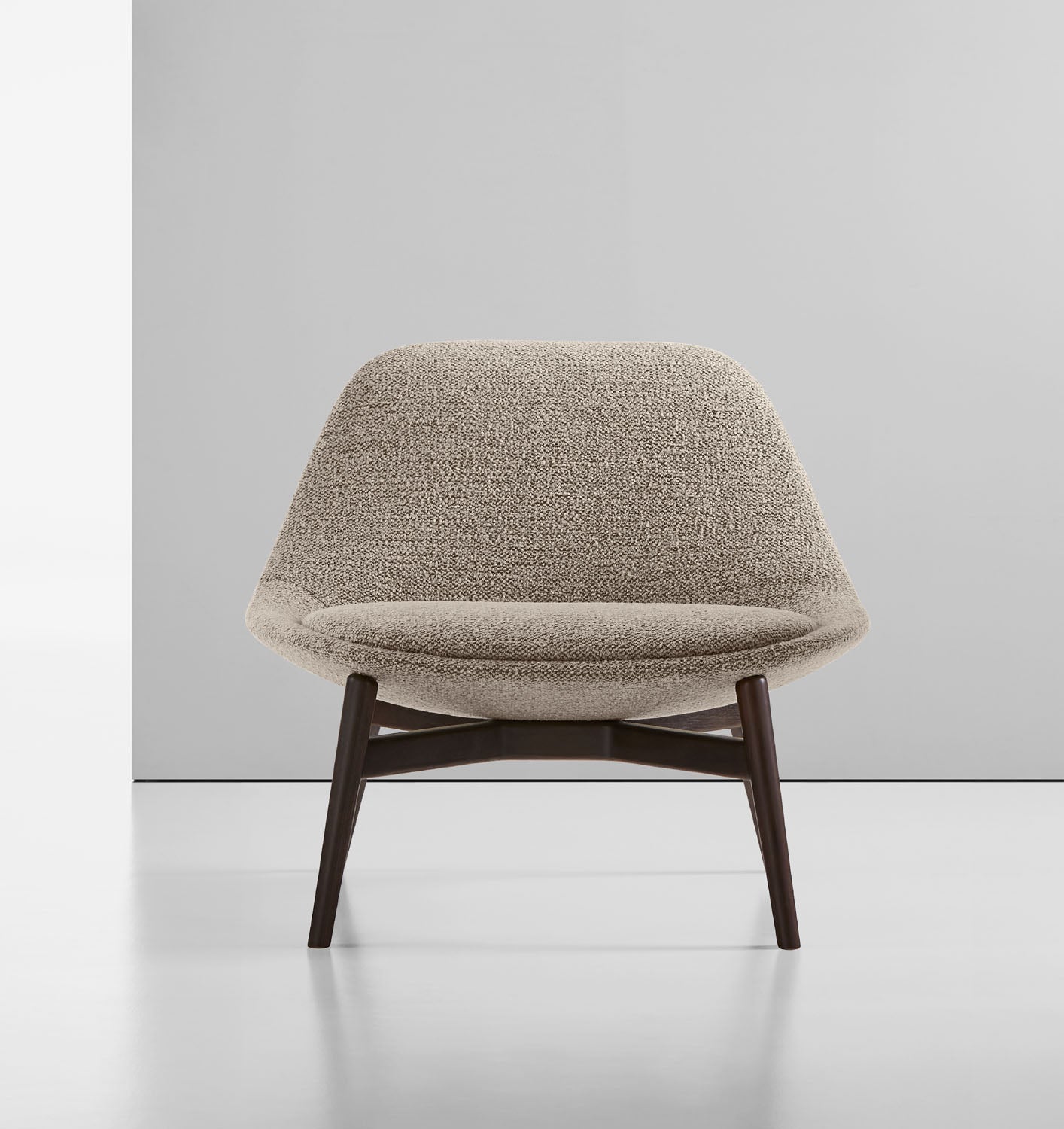 Chiara Lounge Chair — Wood Base