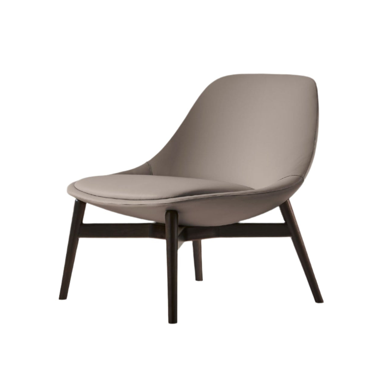 Chiara Lounge Chair — Wood Base