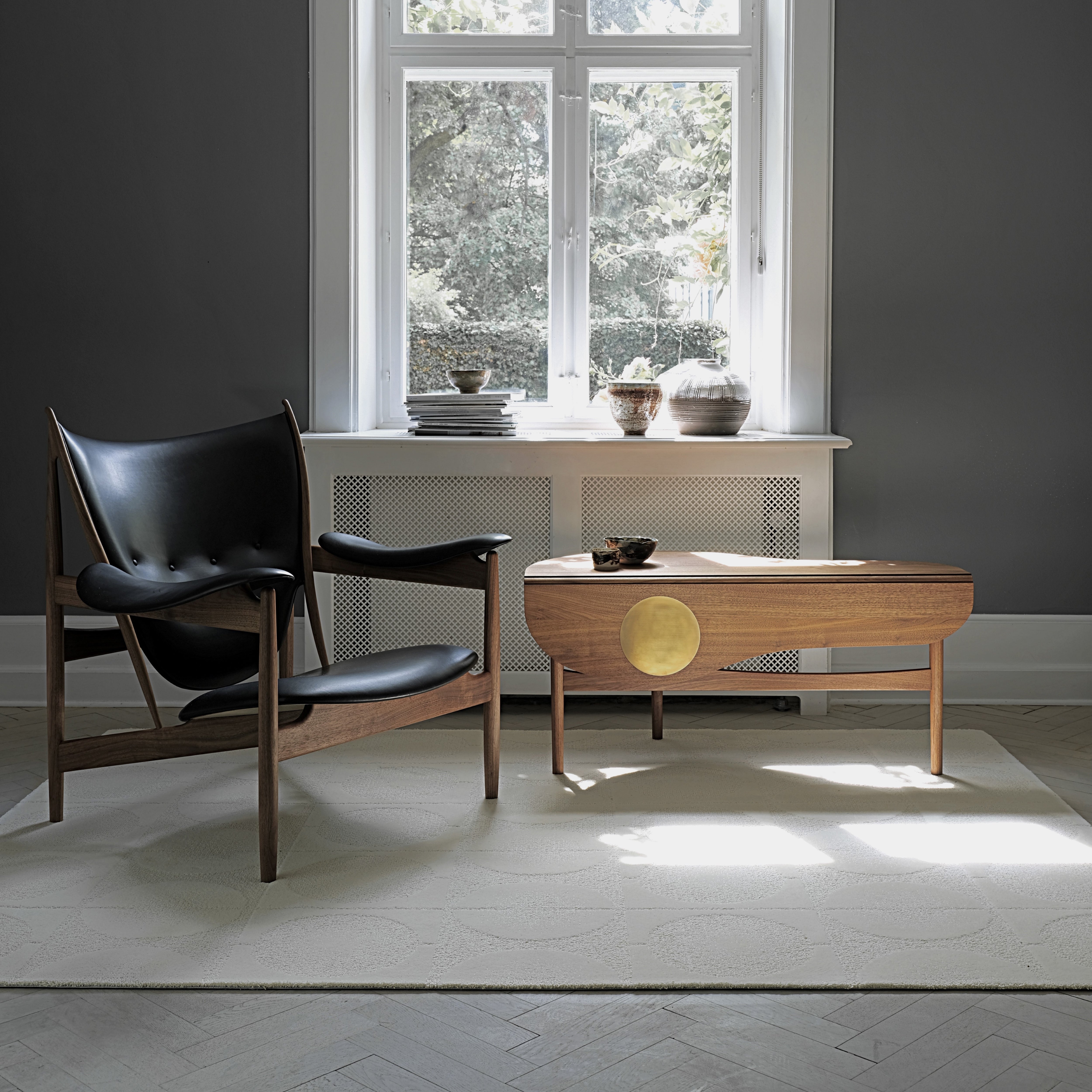 Circle Rug — Undyed