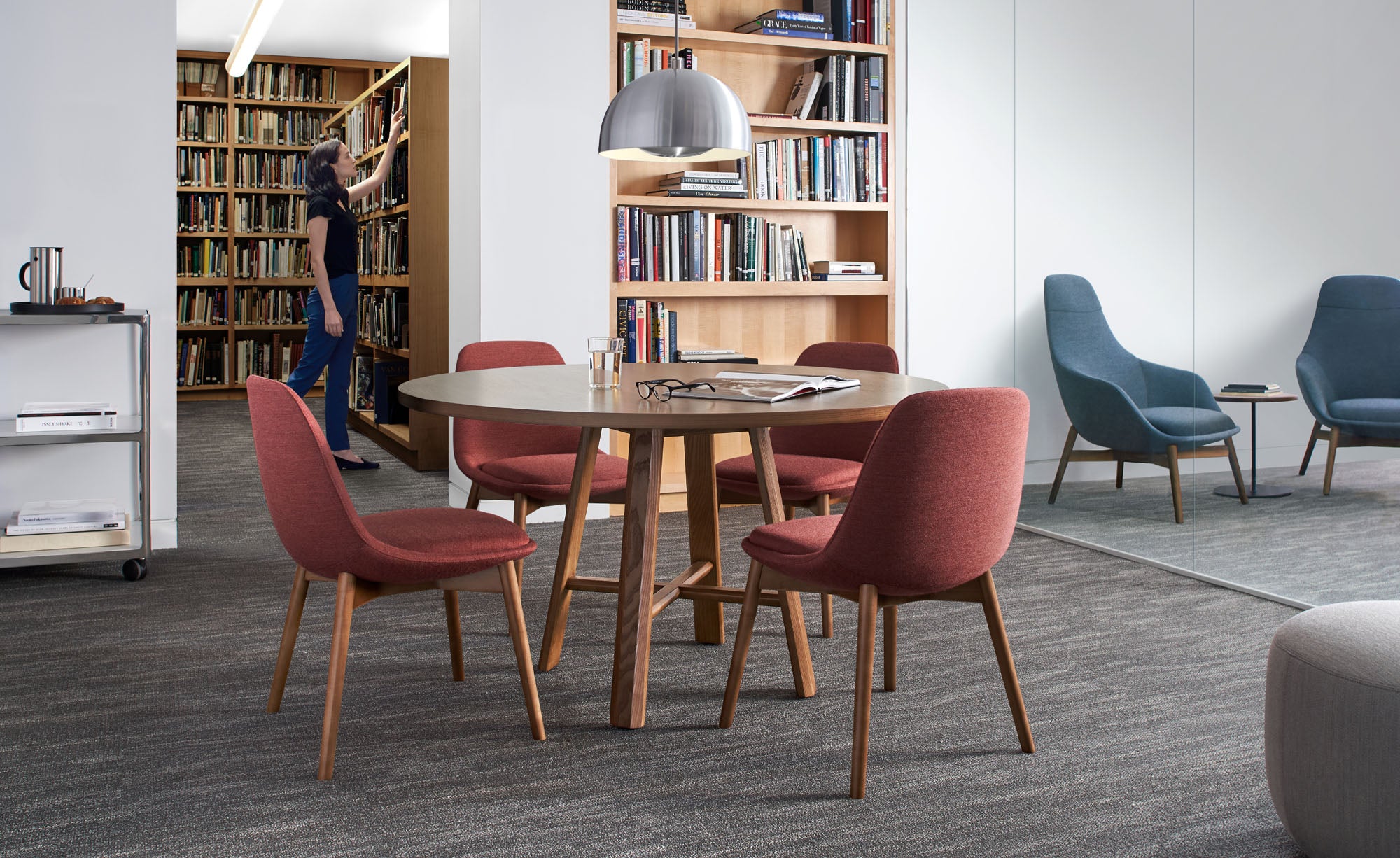 Chloe Guest Dining Chair — Wood Base