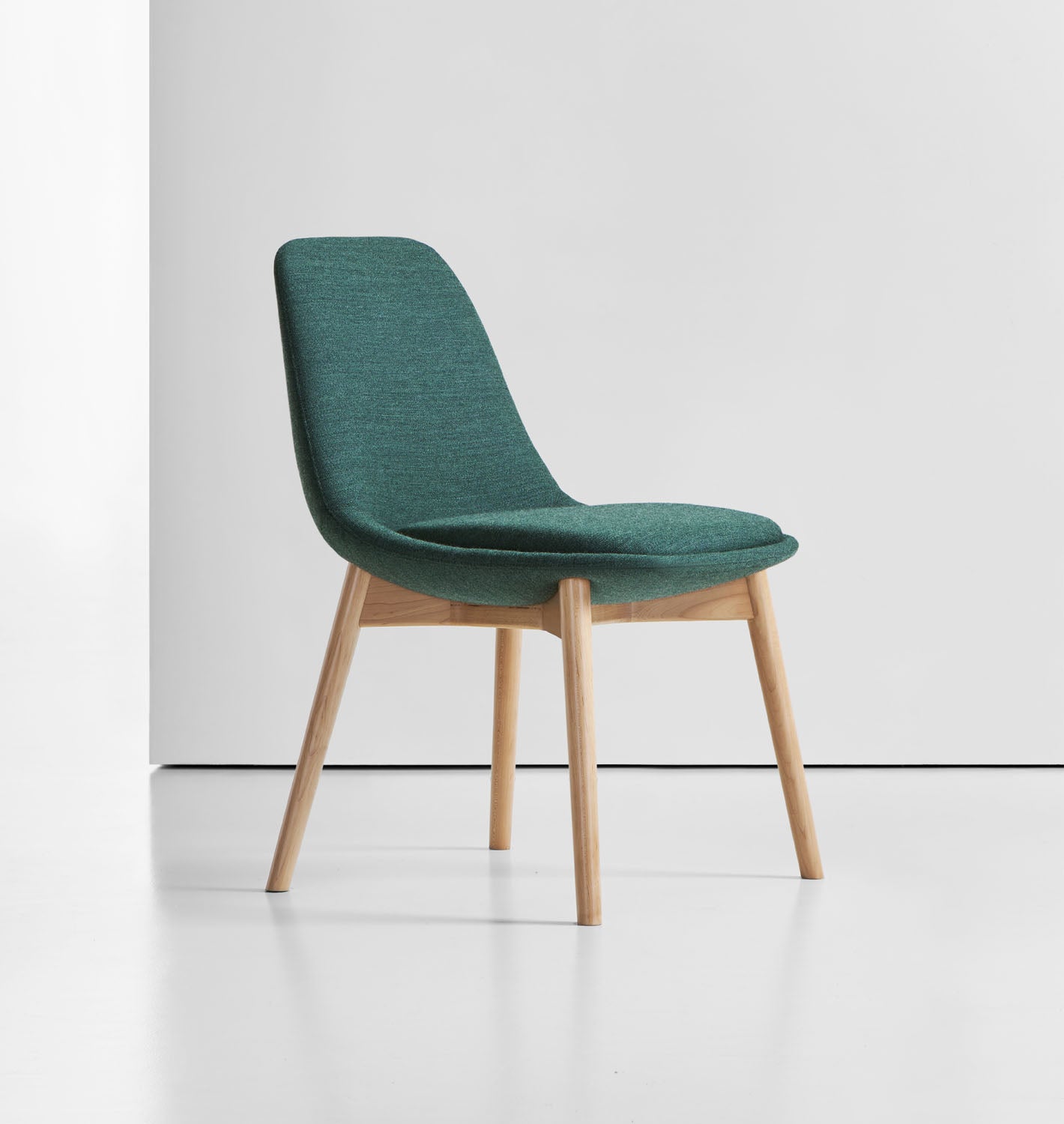 Chloe Guest Dining Chair — Wood Base