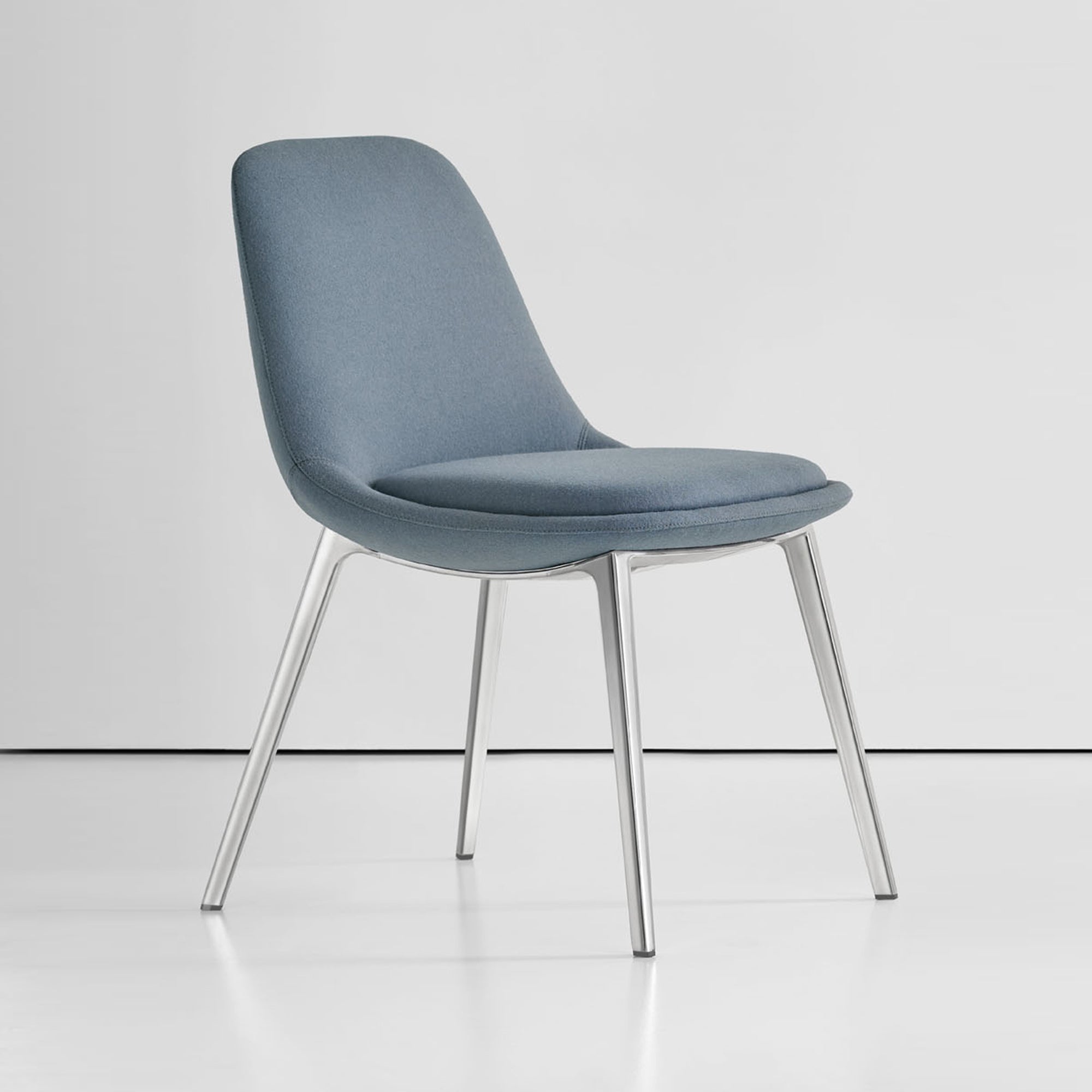 Chloe Guest Dining Chair — Metal Base