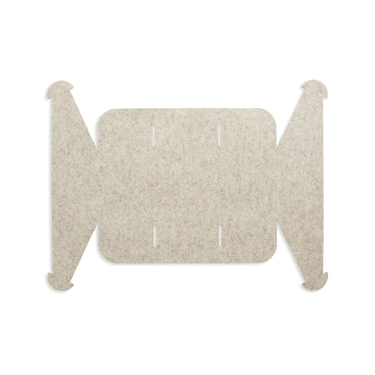 Double Tuck Felt Basket