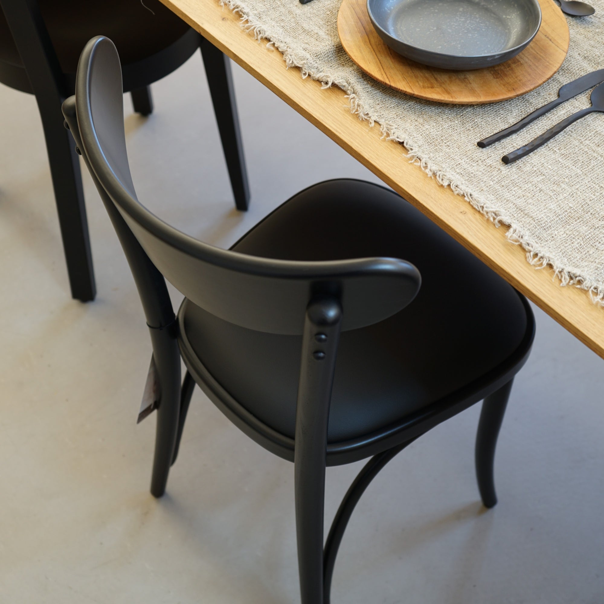 Banana Side Chair — Wood Seat