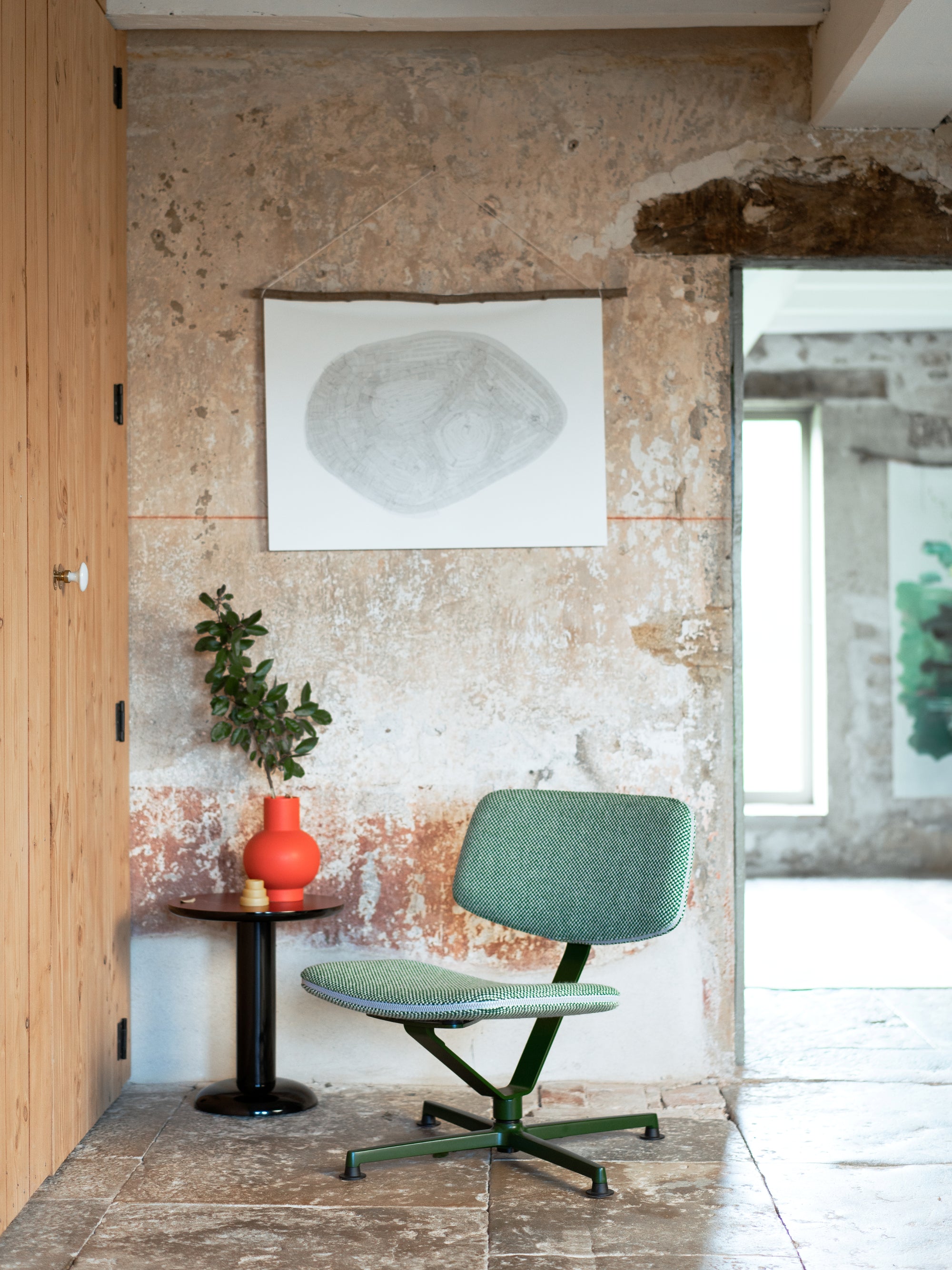 Arba Lounge Chair — Upholstered