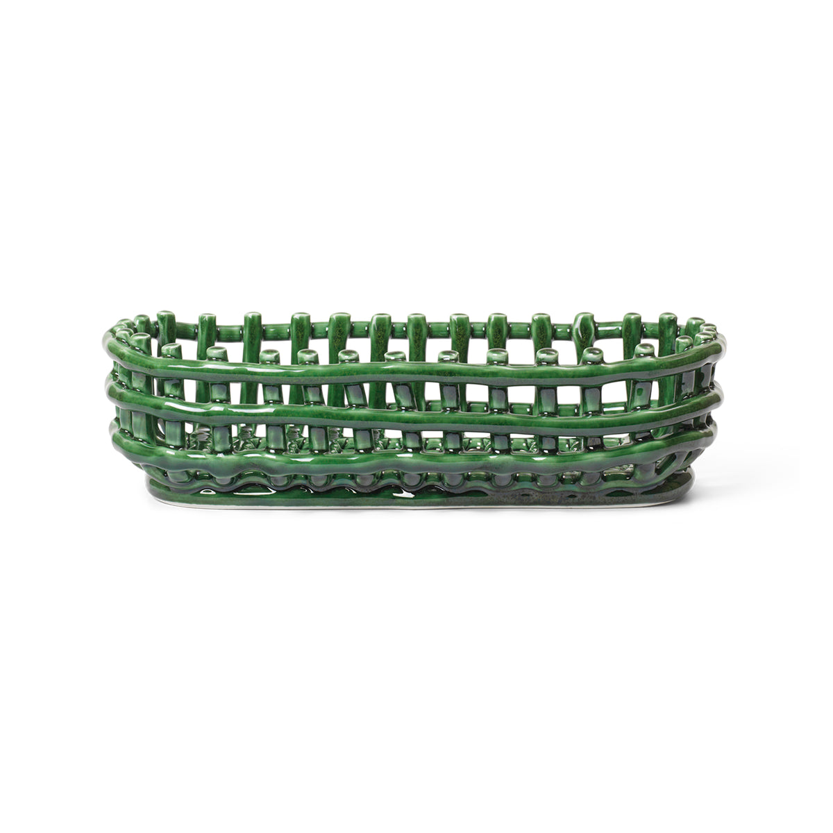 Ceramic Basket — Oval