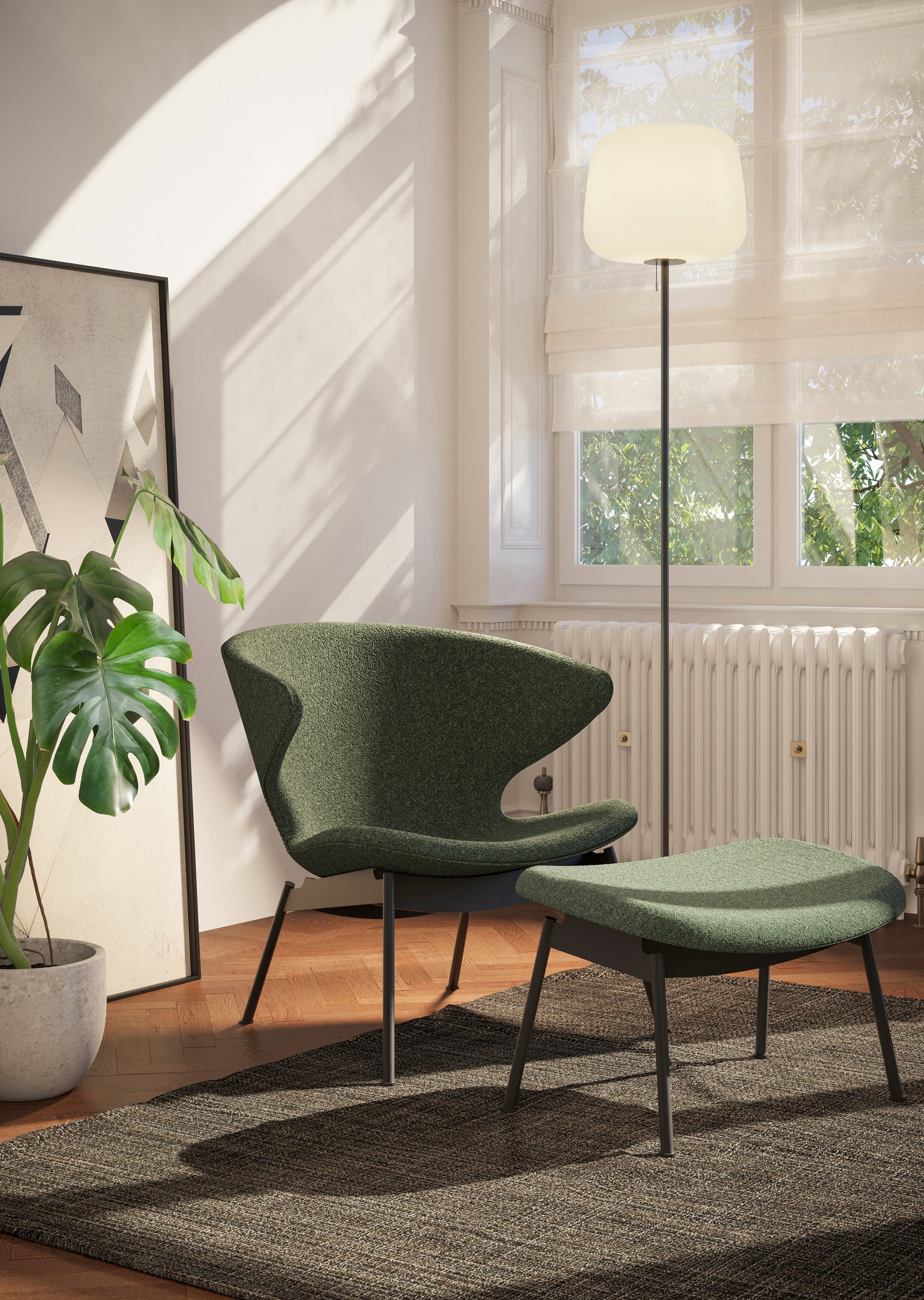Ella Lounge Chair — Metal