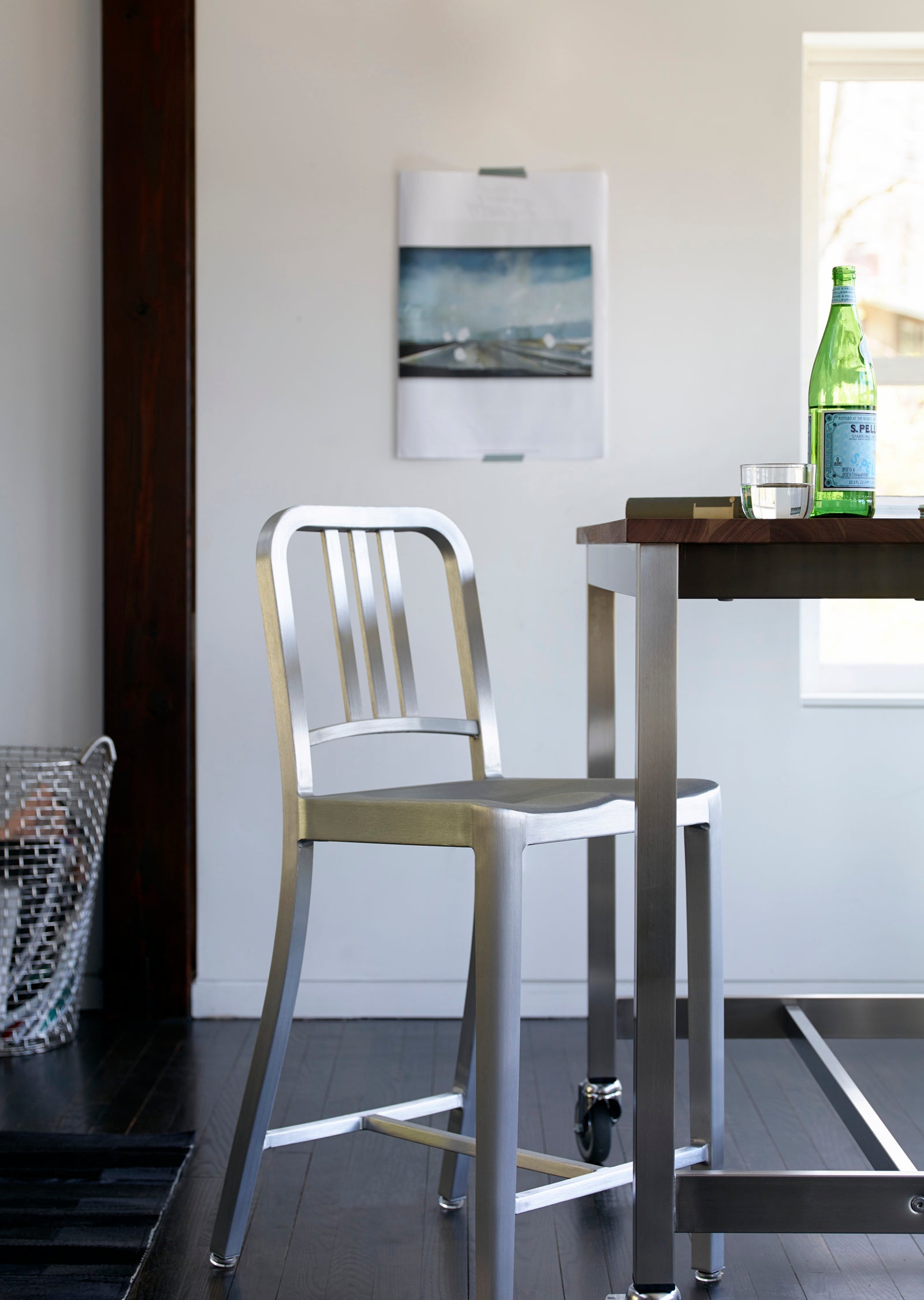 1006 Navy Bar and Counter Stool