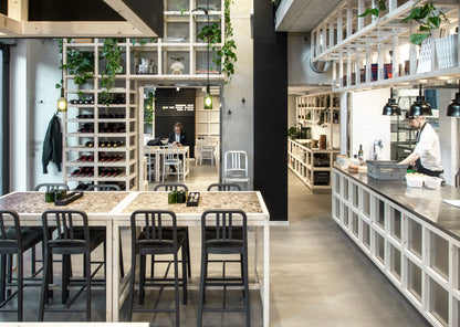 111 Navy Bar and Counter Stool