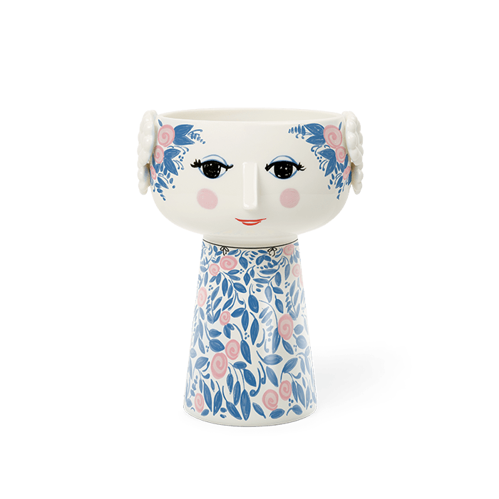 Bjørn Wiinblad Eva Vase — Blue/Rose