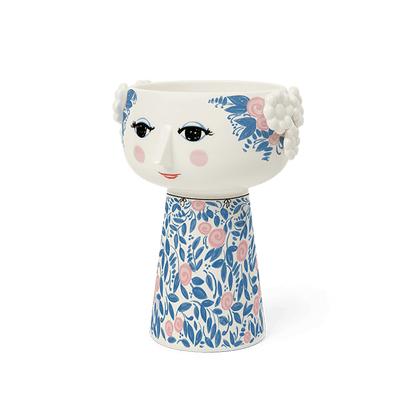Bjørn Wiinblad Eva Vase — Blue/Rose