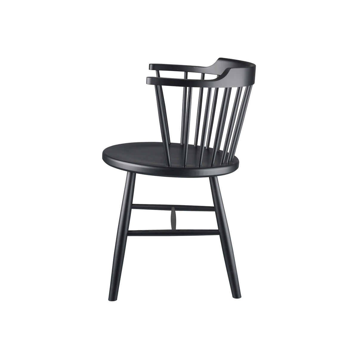 J18 Chair — Traffic Painted Black