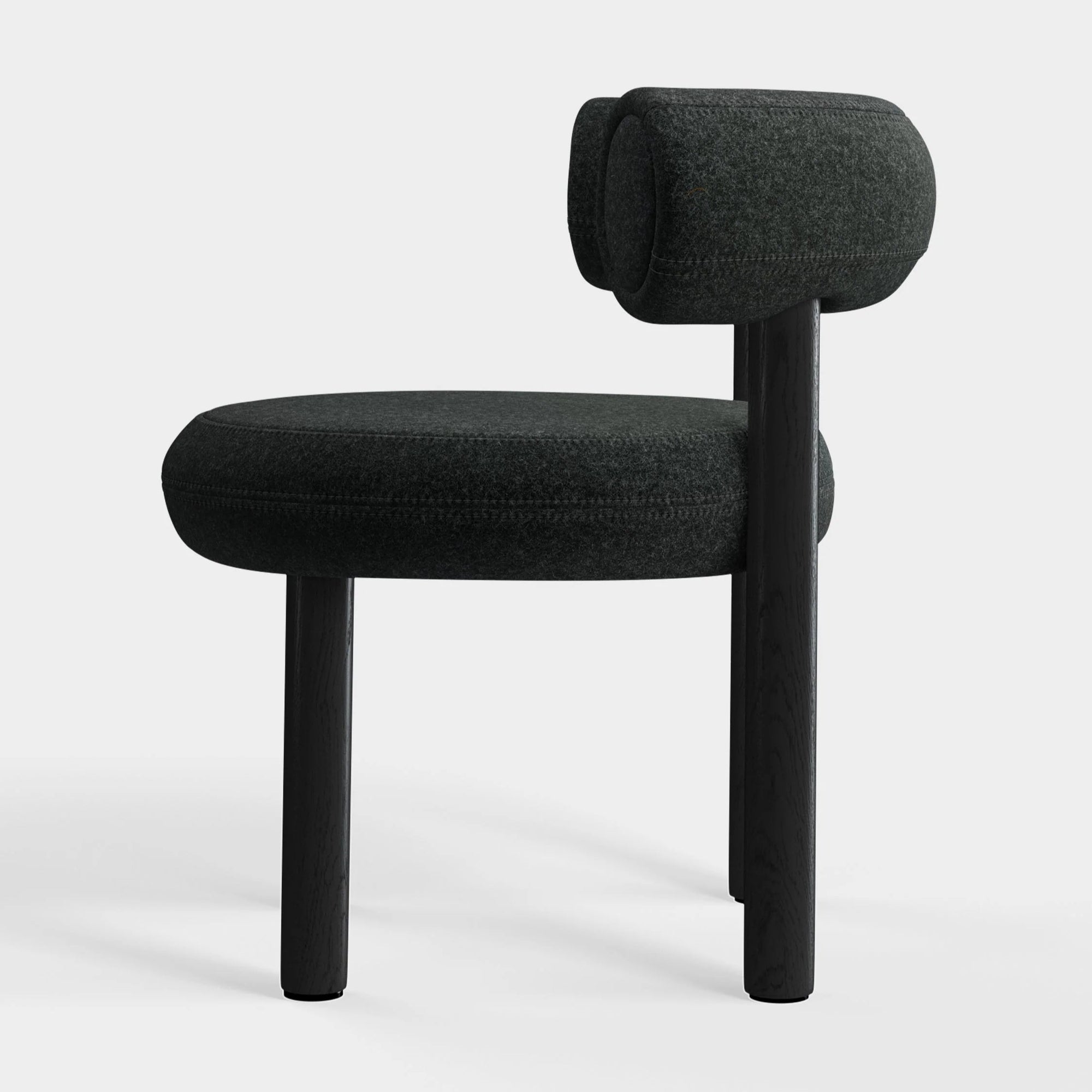 Fat Dining Chair — Wood