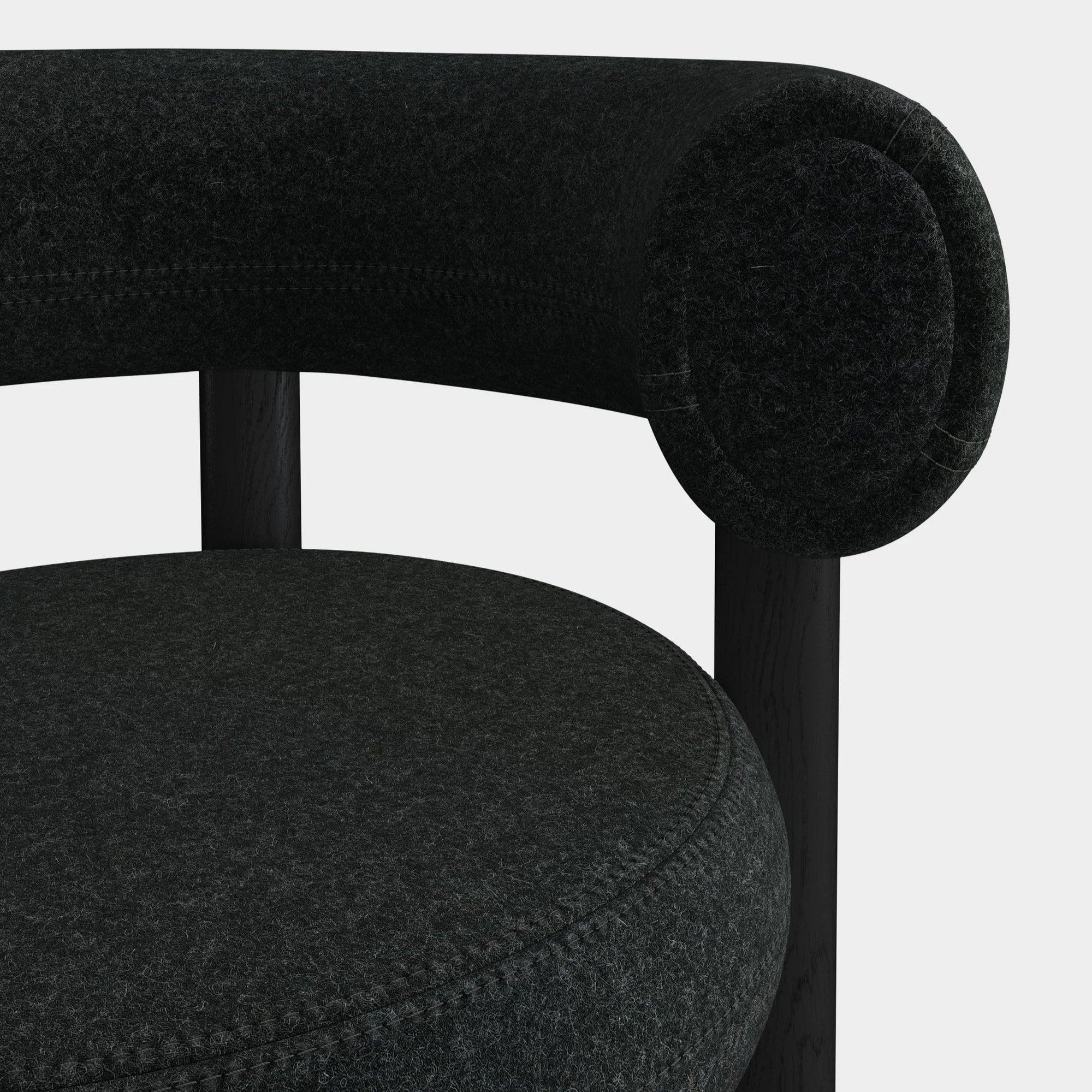 Fat Dining Chair — Wood