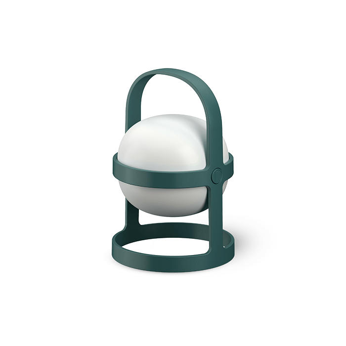 Soft Spot Solar Lamp — Forest Green