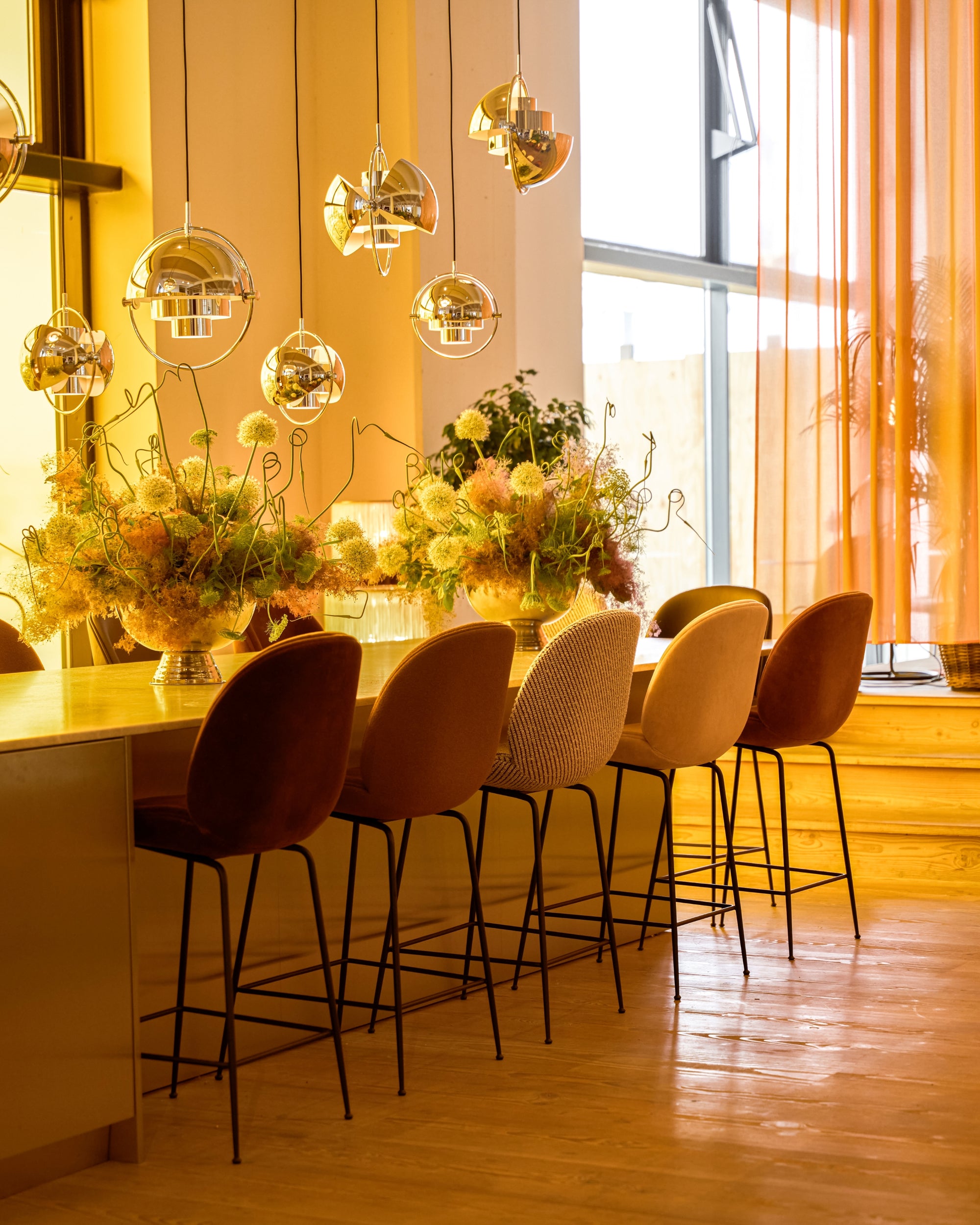 Beetle Counter Chair — Fully Upholstered