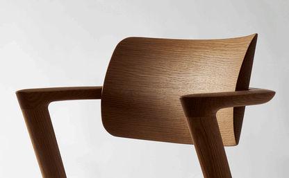 Seoto-EX Semi Armchair — Wood Seat