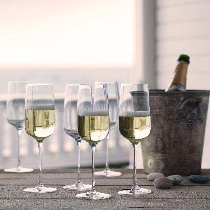 Bouquet Champagne Glass — Set of 6