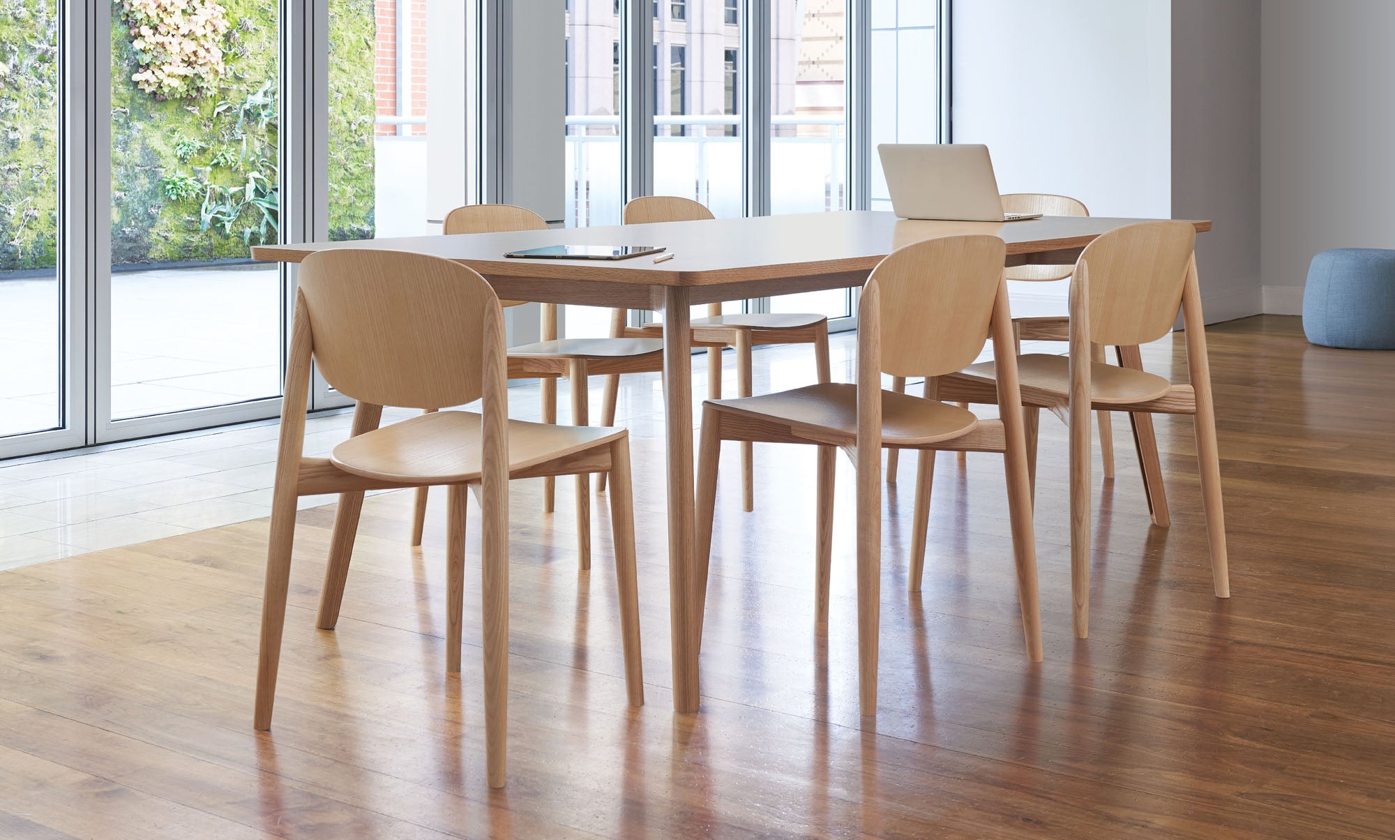 Halo Stacking Chair — Wood