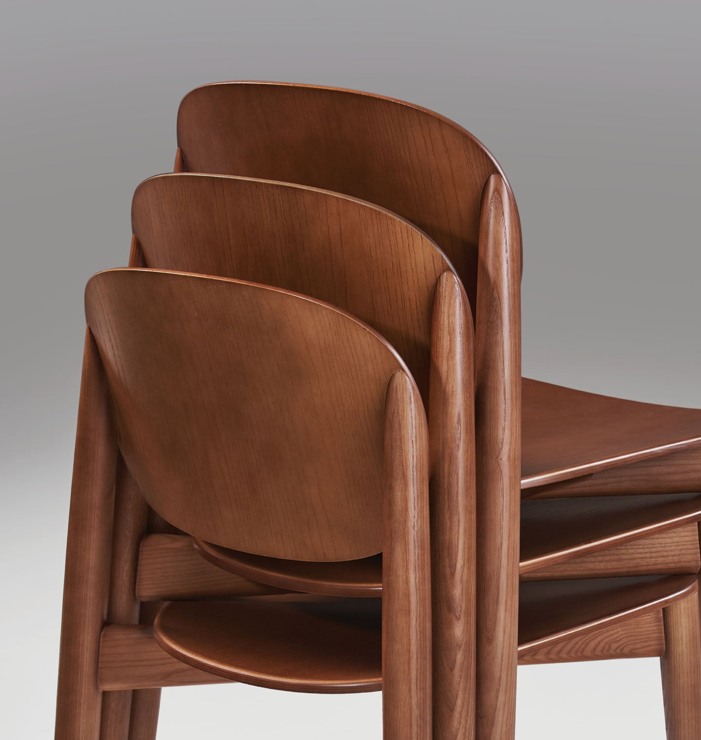Halo Stacking Chair — Wood