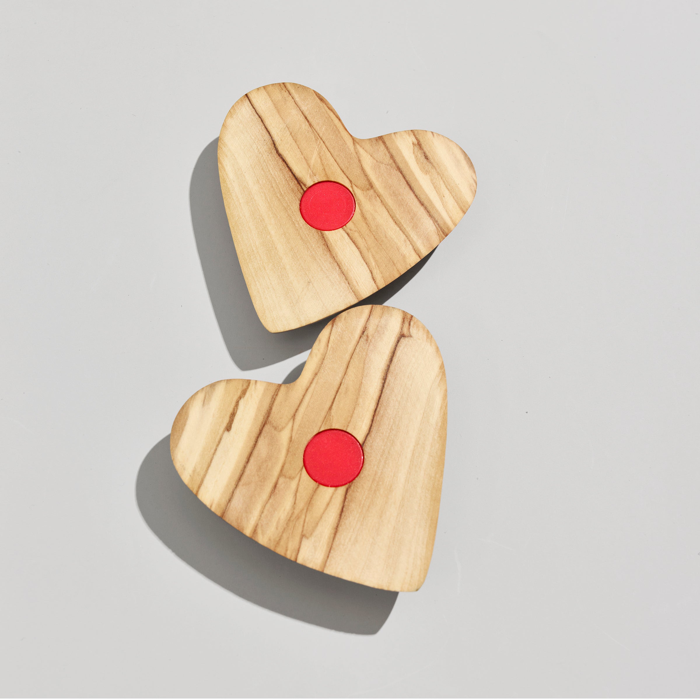 The Magnetic Olive Wood Heart