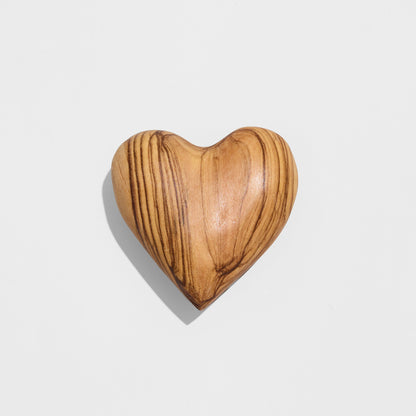 The Magnetic Olive Wood Heart