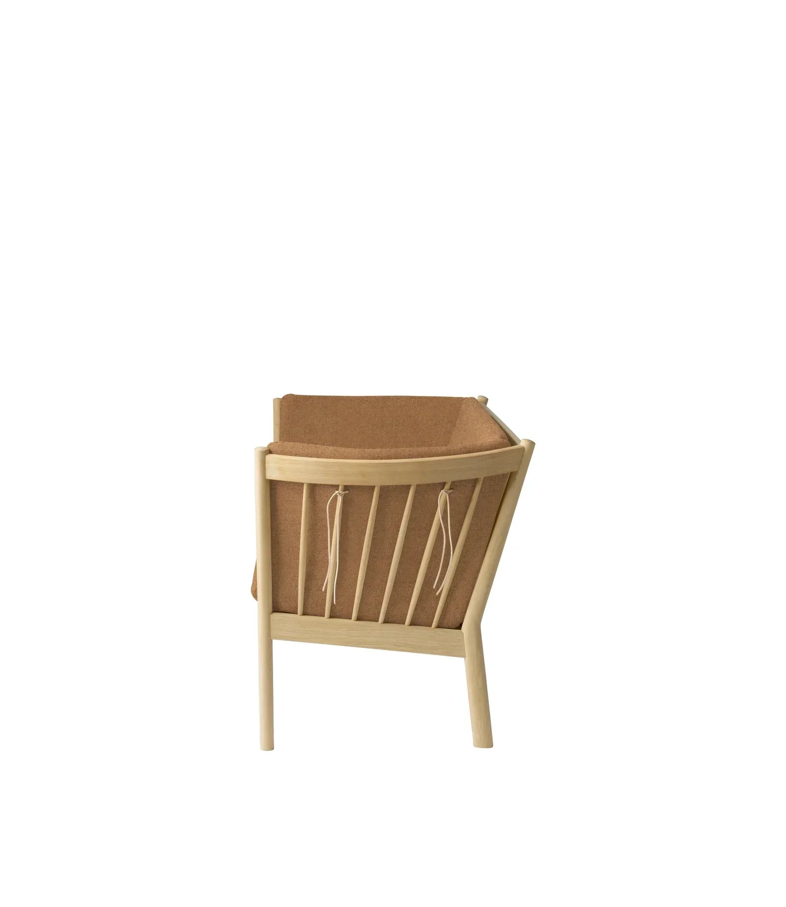 J148 2-Person Sofa — Nature Lacquered Oak/Brown