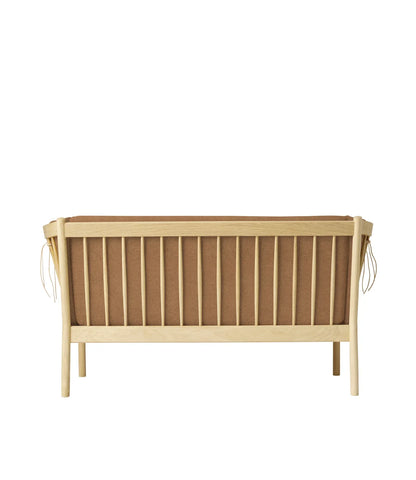 J148 2-Person Sofa — Nature Lacquered Oak/Brown
