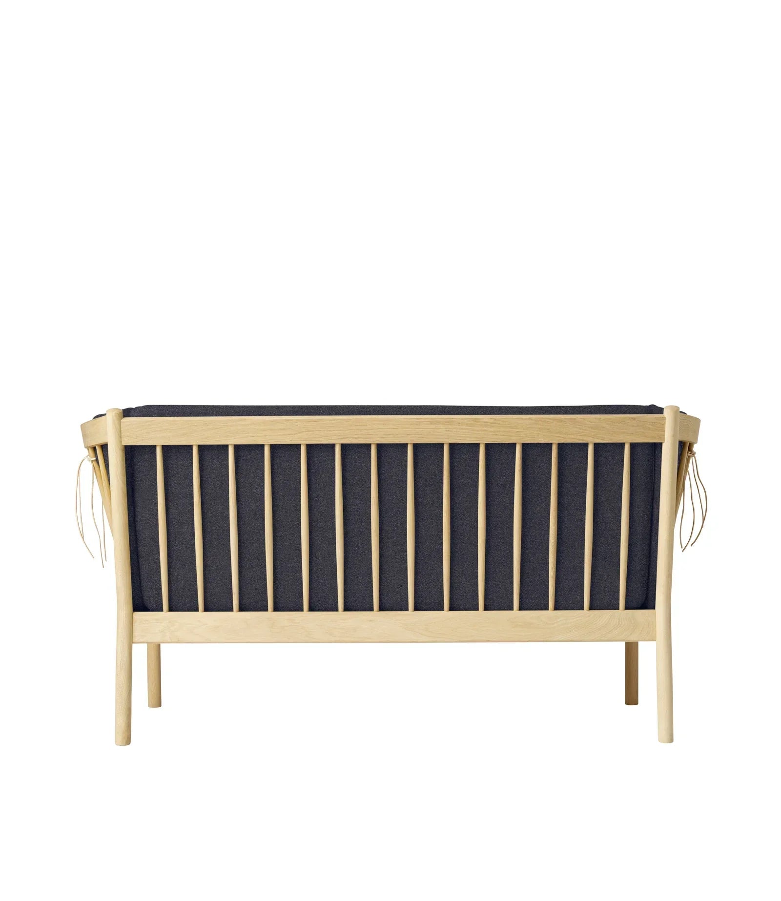 J148 2-Person Sofa — Nature Lacquered Oak/Dark Grey