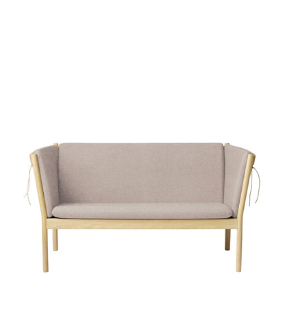 J148 2-Person Sofa — Nature Lacquered Oak/Light Grey