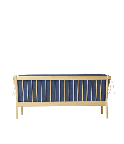 J149 3-Person Sofa — Nature Lacquered Oak/Dark Blue