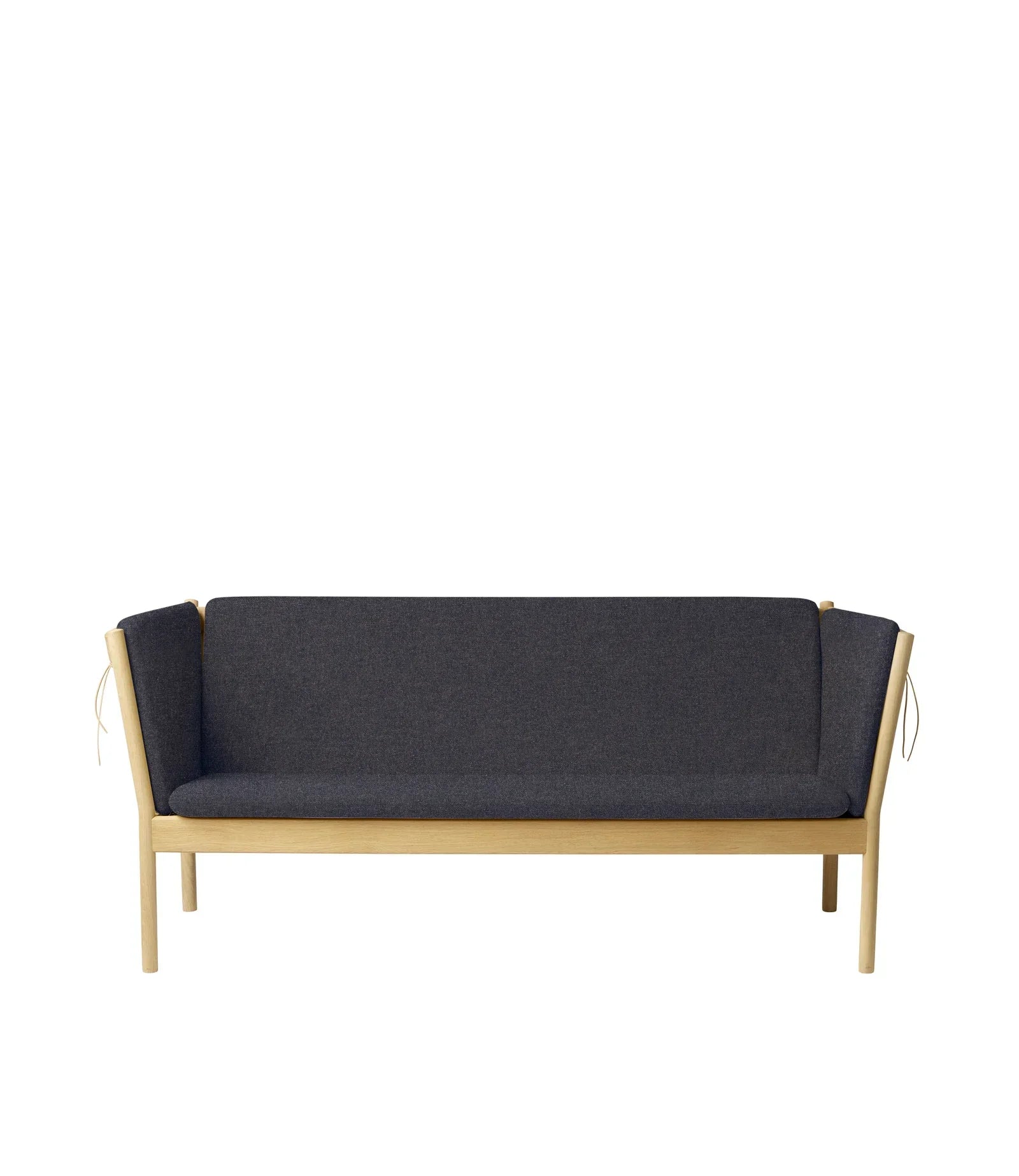J149 3-Person Sofa — Nature Lacquered Oak/Dark Grey