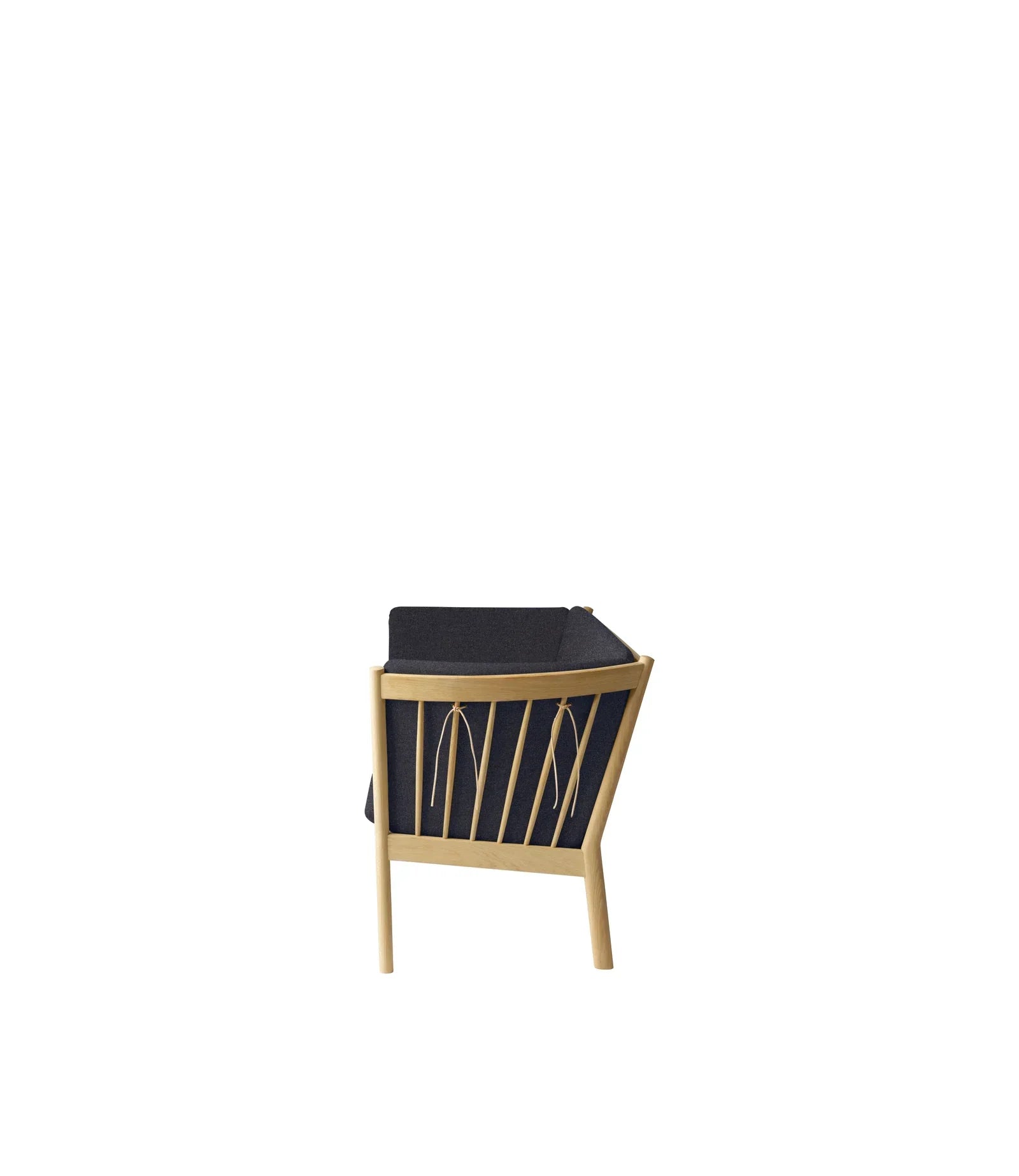 J149 3-Person Sofa — Nature Lacquered Oak/Dark Grey
