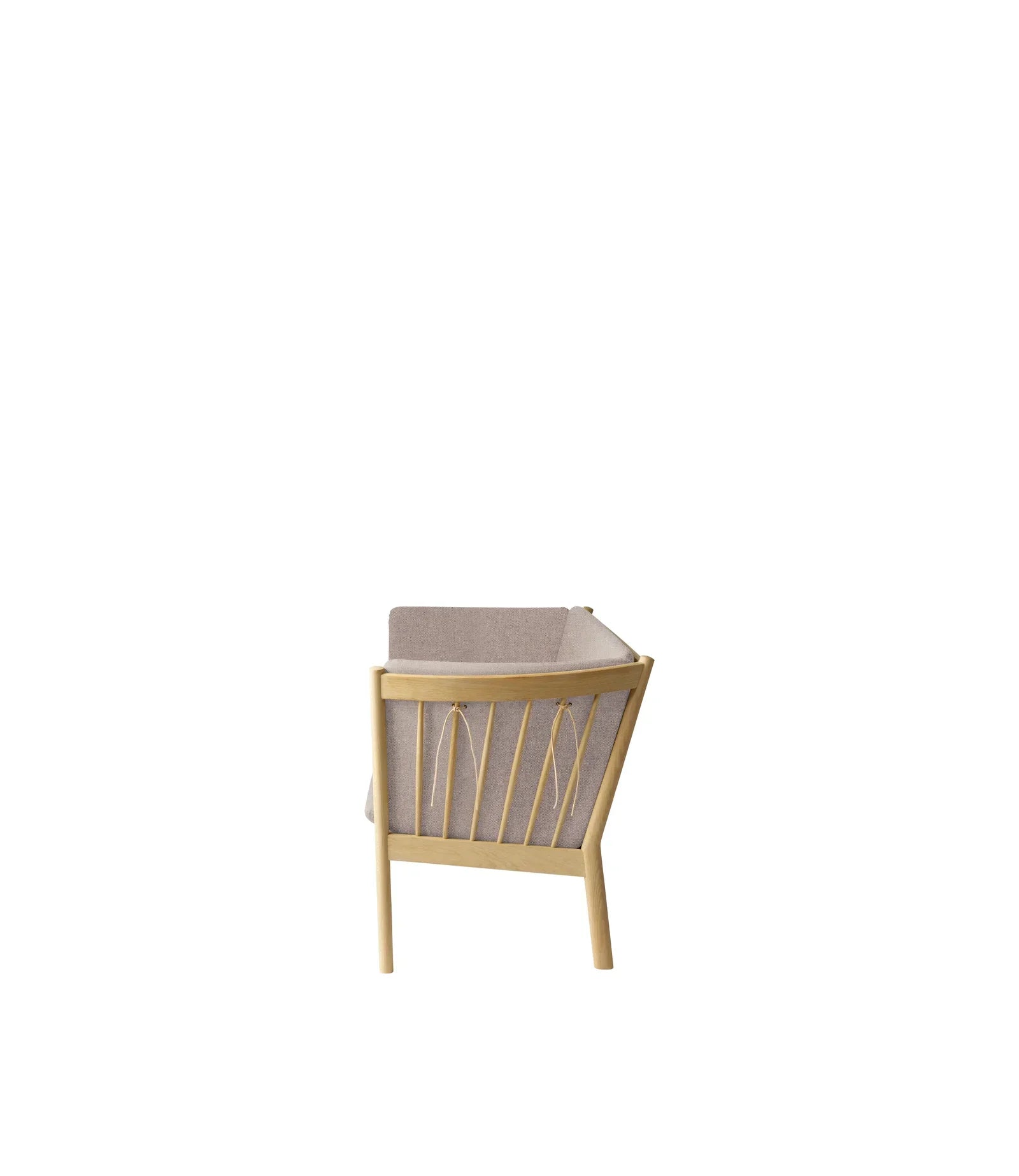 J149 3-Person Sofa — Nature Lacquered Oak/Light Grey